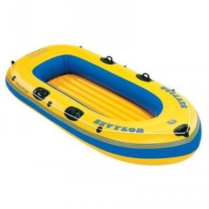 Sevylor Caravelle Dinghy - Inflatable Boat 2 adults 1 child - Yellow / Blue