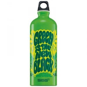 Sigg - Bottle Design Eco Message - capacity 1l - Green is the black - 1.0 l