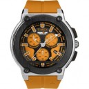 Timex - T5K351SU - Ironman - Quartz Analogique - Chronographe - Bracelet en Résine Orange