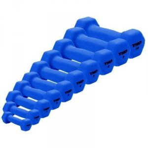 TKO - Neoprene Dumbbell - Blue - 6 kg