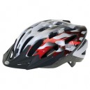 Ventura - Casque semi moulé - Argent/Blanc/Rouge - L (58-61 cm)