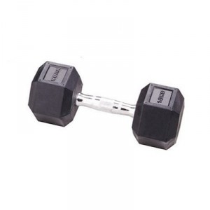 York - Rubber Hex Dumbbell - 5 kg