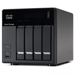 Cisco Small Business NSS 324 Smart Storage - serveur NAS (NSS324D00-K9) (NSS324D00K9) 8000 Go Serveur de stockage réseau
