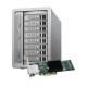 Boîtier Raid Boîtier Sonnet Fusion DX800RAID Silver avec carte (SATA interne)