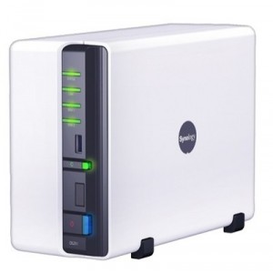 Synology Disk Station DS211 - Boîtier NAS pour 2 disques durs SATA Serveur de stockage réseau