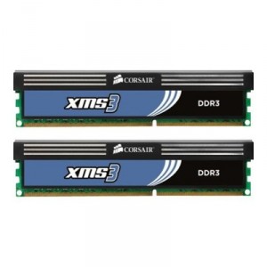 Mémoire DDR3 4GB / 1333Mhz CORSAIR XMS3 Classic DC KIT CL8 rt 2 x 2 Go (1488338000)