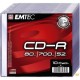 Support de stockage CD-R 52x EMTEC Magnetics Group (EKOC801052SLN) Lot de 10