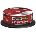 Support de stockage DVD-R 16x EMTEC Magnetics Group (EKOVRG472516CB) Lot de 25