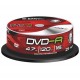 Support de stockage DVD-R 16x EMTEC Magnetics Group (EKOVRG472516CB) Lot de 25