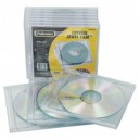 Boîtier de rangement CD/DVD Fellowes CD Jewel Case coffret pour CD Lot de 10 (63725)