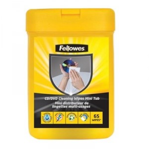 Support Nettoyage audio FELLOWES LINGE CD / DVD (43859608188)