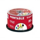 Support 16x FUJIFILM - 50 x DVD-R - 4.7 Go ( 120 minutes ) 16x - blanc - surface imprimable par jet d'encre, noy... (S4024063)