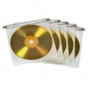 Pochette de rangement CD / DVD DVD-ROM Hama CD/DVD Doppel-Schutzhüllen, 25er-Pack, W (00051175)