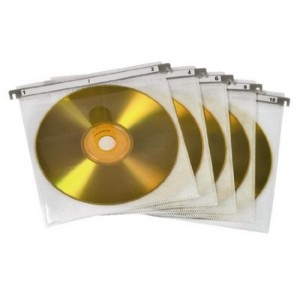 Pochette de rangement CD / DVD DVD-ROM Hama CD/DVD Doppel-Schutzhüllen, 25er-Pack, W (00051175)