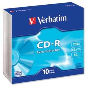 Support Hama CD-R/700MB 80Min 52xspd SlimCase 10pk (43415)