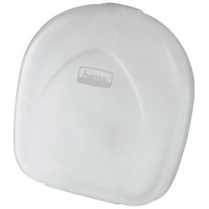 Support Hama - 51333 - Boîtier rigide en PVC transparent pour le transport de 24 CD (00051333)