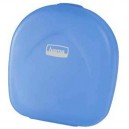 Support Hama - 51334 - Boîtier rigide en PVC bleu pour le transport de 24 CD (00051334)