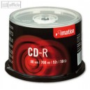 Support de stockage CD-R 48x Imation (51122051890) Lot de 50