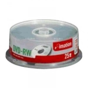Support de stockage 4x Imation 25 x DVD-RW 4.7 Go 4x (00051122210631)