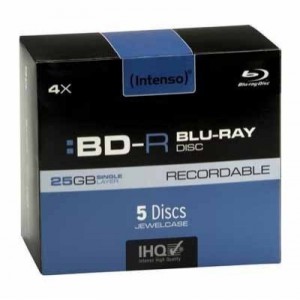 Support BD-R 4x BLU-RAY DISC INTENSO 25Go 4x (5001215)