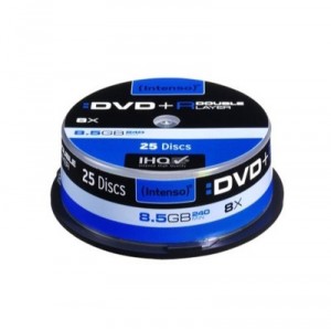 Support 8x DVD+R 8.5GB 8x DL Intenso 25er Cake (4311144)