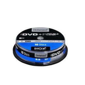 Support 8x DVD+R 8.5GB 8x DL Intenso printable 10er (4381142)