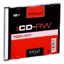 Support Intenso CD-RW 80 min x10 (4034303005376)