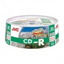 Support JVC CD-R 700 MB (52fach, 25 Stück, bedruckbar, wasserf Lot de 25 (1188611000)