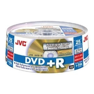 Support MicroBoards DVD+R 4.7GB JVC 16x 25er Cake Lot de 25 (VP-R47HGS25)