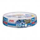 Support de stockage 16x JVC DVD+R 16x Archival, 10 pièces en cakebox Lot de 10 (VP-R47HMS10)