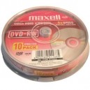 Support Maxell DVD-RW 6x certifié, 10 pièces en cakebox (4902580511685)