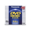 Support de stockage 3x Panasonic dvd-ram 9,4 Go, pack de 3 (LMAD240LE3)