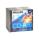 Support CD-RW PHILIPS Consommable Cd enregistrable CD-R 52x 700MB / 80min SL (20) (908210004629)