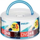 Support PHILIPS DVD+R 4.7Go 16x dans Cakebox de 25 + 5 Gratuits (8712581439354)