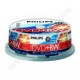 Support de stockage DVD+RW 4x Philips DW4S4B25F/00 Lot de 25