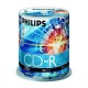 Support de stockage CD-R 52x Philips CR7D5NB00/00 Lot de 100 (100158)