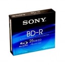 Support de stockage BD-R 6x Blu-Ray Sony Single layer 25Go, 6x velocity, jc x5 (5BNR25B) Lot de 5