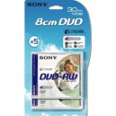 Support de stockage Mini DVD-RW Sony 5DMW30A-BT Lot de 5 (5DMW30ABT)