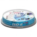 16x Medias DVD : Media DVD-R 4.7 Go 16X Sony pack de 10 (4905524318234)