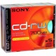 Support de stockage CD-RW 10x Sony 5CDRW700HS Lot de 5