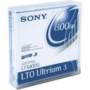 Sony Data Storage Media LTO Ultrium LTO3 Cart/400-800GB 3400 GBtapes (LTX400G) by unit