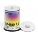 Support 52x CD-R 80 Min / 700 Mo TDK Photo Inkjet Printable 52x vitesse 100 Pièces (Spindel) (CDR80PWWCBA100)