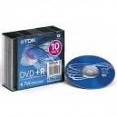 Support TDK DVD+R 4.7GB 16X PK10 Slim Case (DVD-R47SC16X10)