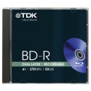 Support de stockage 4x TDK (BD-R50JC4XE) Lot de 50