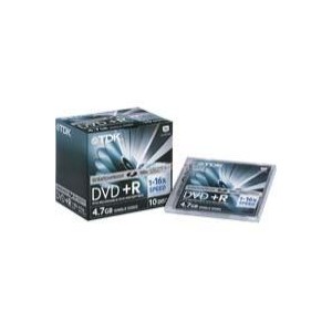 Support TDK DVD+R 4.7Go Spindle 10 SCRATCHPROOF 16x disques (102749000)