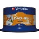 Support Verbatim 50 x DVD-R - 4.7 GB ( 120 Min. ) 16x - breite bedruckbare FlÃ¤che fÃ¼r Fotos - Spindel - Speichermed... Lo