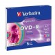 Support 16x DVD+R Vierges Verbatim Lightscribe Couleur v1.2 4,7 Go 16x - Boîte de CD(5) Lot de 5 (43658)