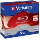 Support de stockage BD-RE 2x Verbatim 43663 Lot de 5