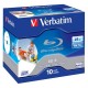 Support Verbatim - 43713 - BD-R couche unique - 6X - 25 Go - Surface imprimable - avec boîtier plastique de ... Lot de 10