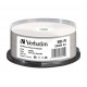 Support VERBATIM Blu-ray Disc BD-R 25GB 4x cakebox 25pcs Imprimable Blanc (43690)